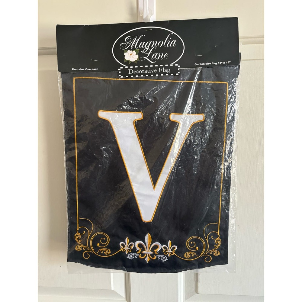 Garden Flag - Letter “V”